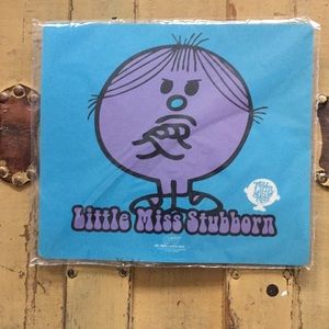 NIP NEW LITTLE MISS STUBBORN MOUSEPAD DESKTOP